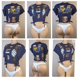 Indiana Pacers  Custom Crop Top